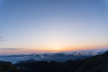 Sunrise from Nagatadake, Yakushima island, Japan