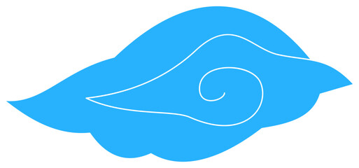 Obraz premium Mega Mendung Batik Element