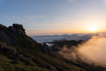 Sunrise from Nagatadake, Yakushima island, Japan