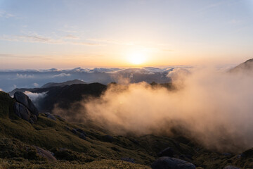 Sunrise from Nagatadake, Yakushima island, Japan