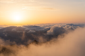 Sunrise from Nagatadake, Yakushima island, Japan