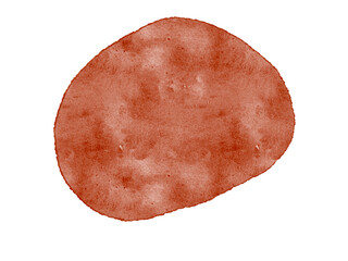 Abstract Watercolor Stain Organic Freeform Shape