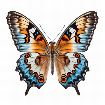 Beautiful Butterfly isolated on white background