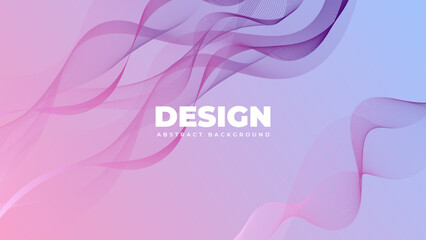 Candy Color Abstract Background with Gradient Waves. Background can be used as a wallpaper, typography slide, landing page, poster or banner. 