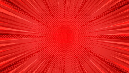 pop art abstract comic background with red colour