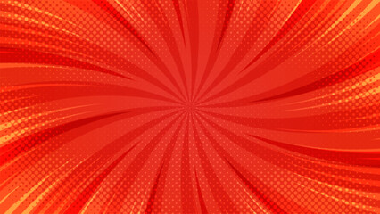 red dynamic comic background