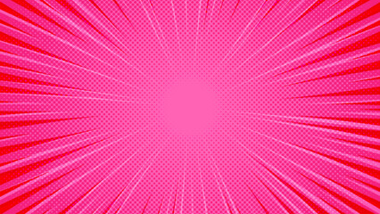 Obraz premium pop art pink comic background