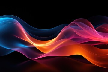 Smooth wave abstract modern background. Cover design template, certificate postcard, document, business.