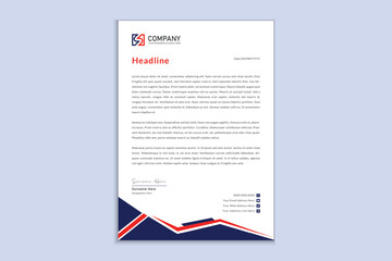 Professional letterhead template for your business