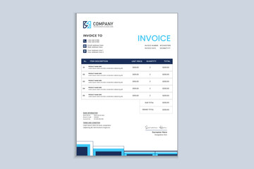 Professional invoice template for your business