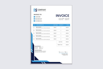 Professional invoice template for your business