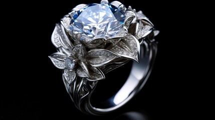 Diamond rings engagement jewelry