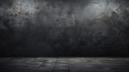 dark concrete background - Generative AI