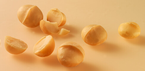  Macadamia, Nüsse, Freisteller