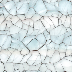 Seamless abstract decorative cracked glass texture background