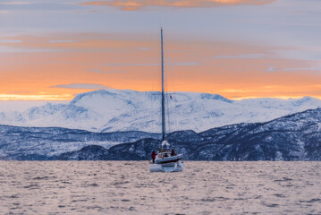 boat on the sea