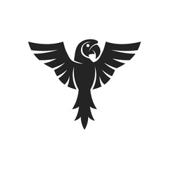 Fototapeta premium Parrot Logo template Isolated. Brand Identity. Icon Abstract Vector graphic