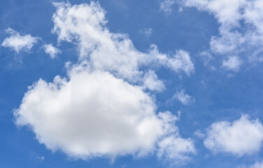 Blue sky background with clouds