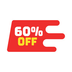 tag with discount sign symbol vector glyph color icon