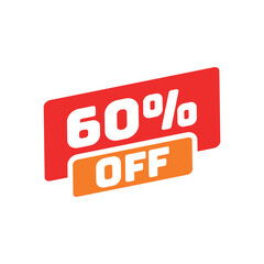 tag with discount sign symbol vector glyph color icon