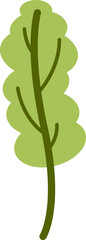 Tree Flat Icon Illustration
