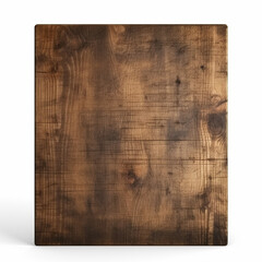 Wooden board isolated on white background - obrazy, fototapety, plakaty
