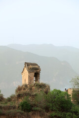 The old house in rural China, the old folk house in rural China