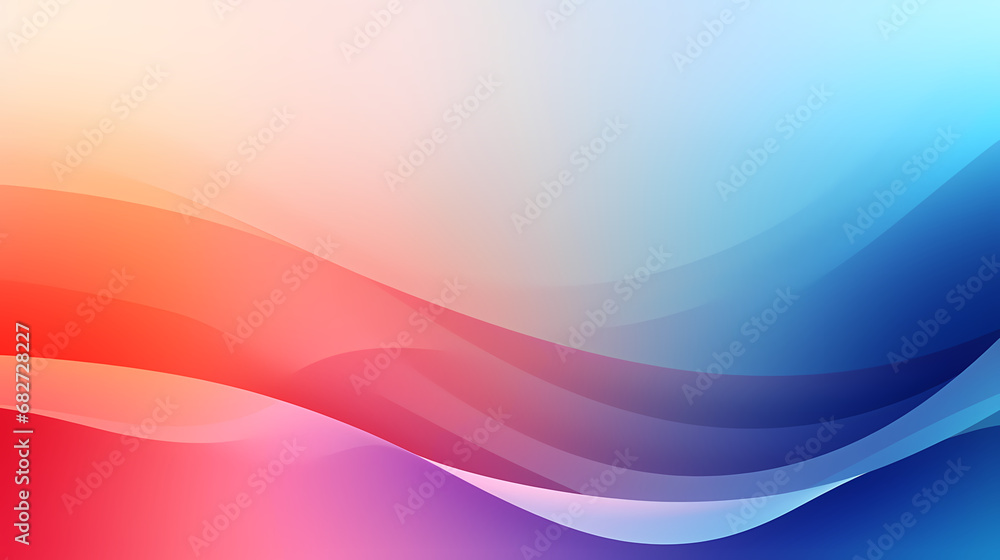 Poster digital colorful wavy gradient curve abstract graphic poster ppt background