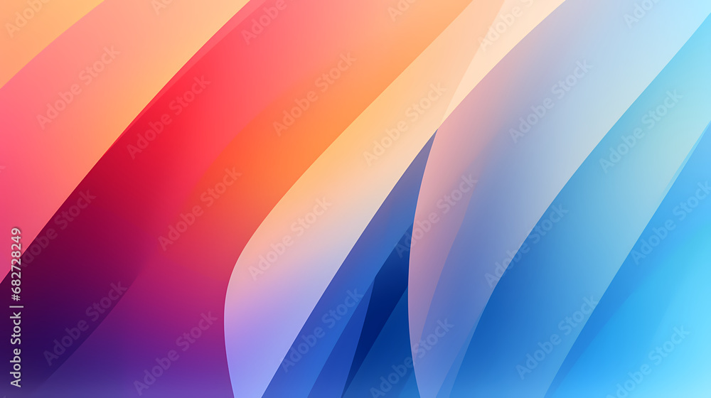 Poster digital colorful wavy gradient curve abstract graphic poster ppt background