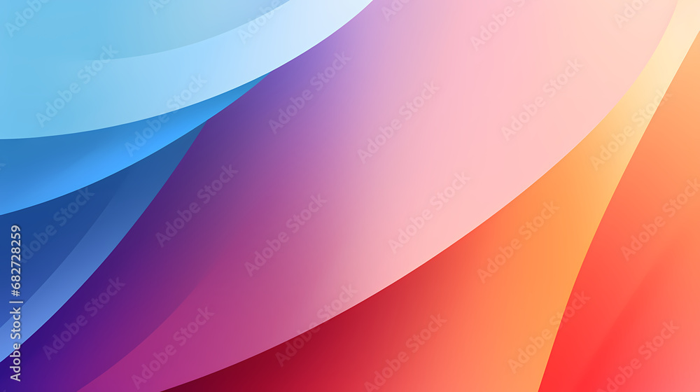Poster digital colorful wavy gradient curve abstract graphic poster ppt background
