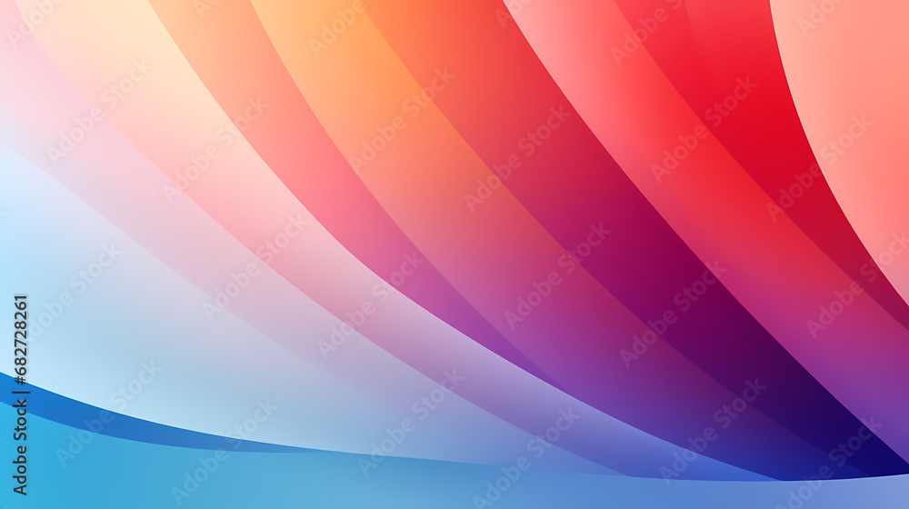 Poster digital colorful wavy gradient curve abstract graphic poster ppt background