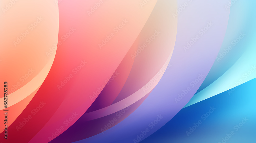 Poster digital colorful wavy gradient curve abstract graphic poster ppt background
