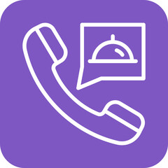 Order Food on Call Icon