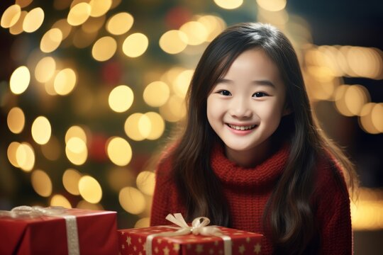 Child's Delight in Christmas Wonder.
