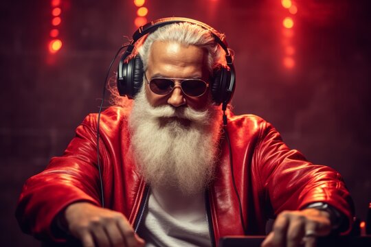 Santa DJ Spins the Holiday.
