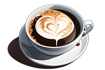 cup of coffee. Generative AI