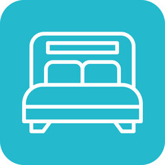 Double Bed Room Icon