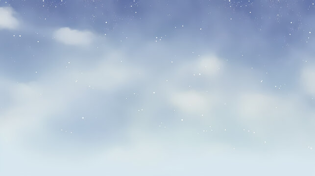 Purple abstract morning sky cloudy paper texture background with natural white smoke and stars background