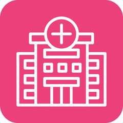 Fototapeta premium Hospital Icon