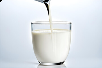 glass of milk. Generative AI