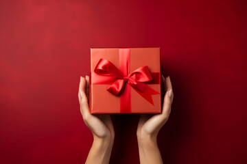 Gift box Christmas brithday gift box genrated ai 
