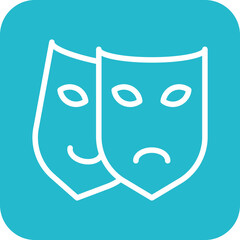 Theatre Mask Icon