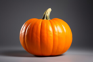Pumpkin on a plain background
