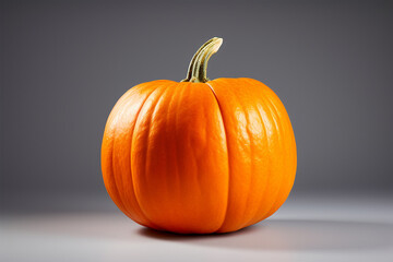 Pumpkin on a plain background