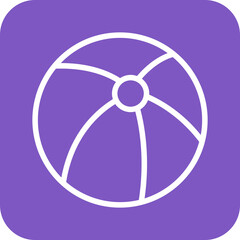 Beach Ball Icon