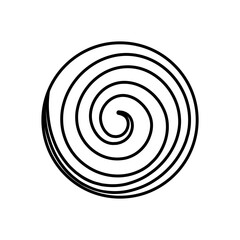 Peppermint Candy icon vector. Sweet illustration sign. Candy symbol. Dessert logo.