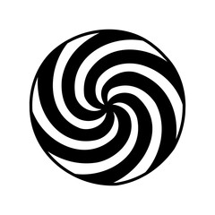 Peppermint Candy icon vector. Sweet illustration sign. Candy symbol. Dessert logo.