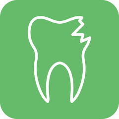 Broken Tooth Icon