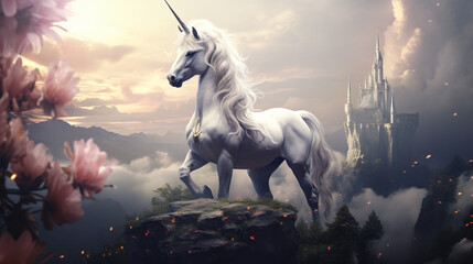 Obraz na płótnie Canvas Believe the unbelievable. Shot of a beautiful unicorn