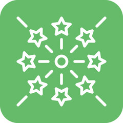 Fototapeta premium Firework Icon